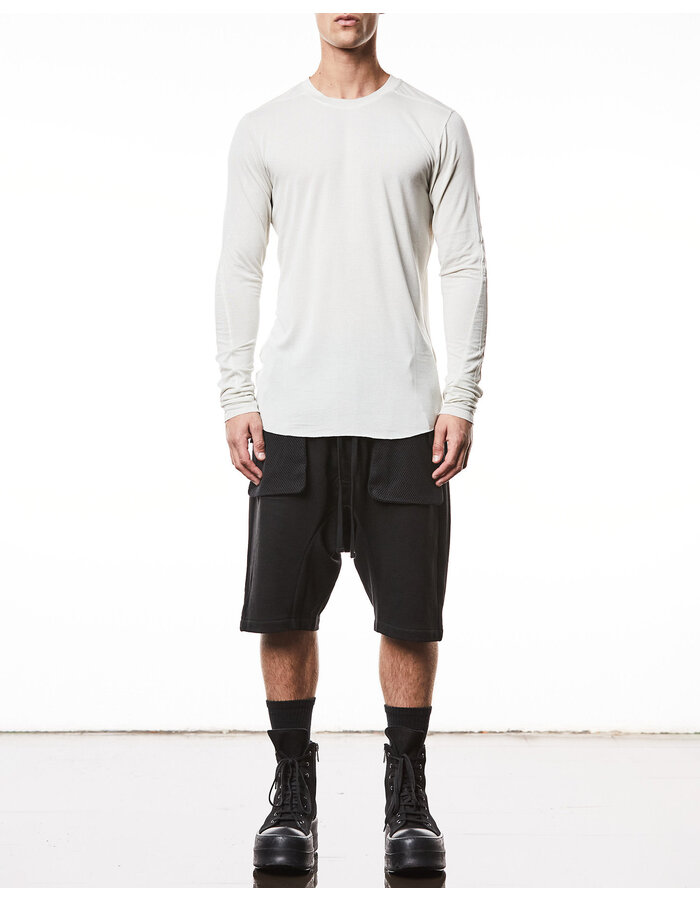 THOM KROM VORTEX VISCOSE FITTED LONG SLEEVE - DUNE