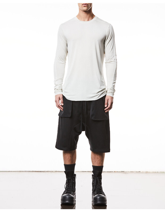THOM KROM VORTEX VISCOSE FITTED LONG SLEEVE - DUNE