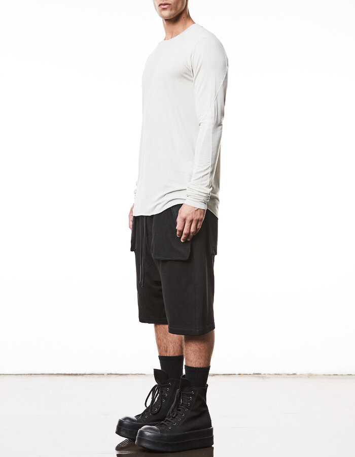 THOM KROM VORTEX VISCOSE FITTED LONG SLEEVE - DUNE