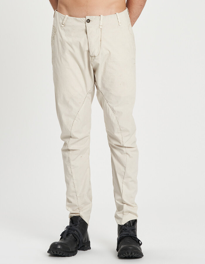MASNADA MULTIPLE STITCH SLIM PANTS
