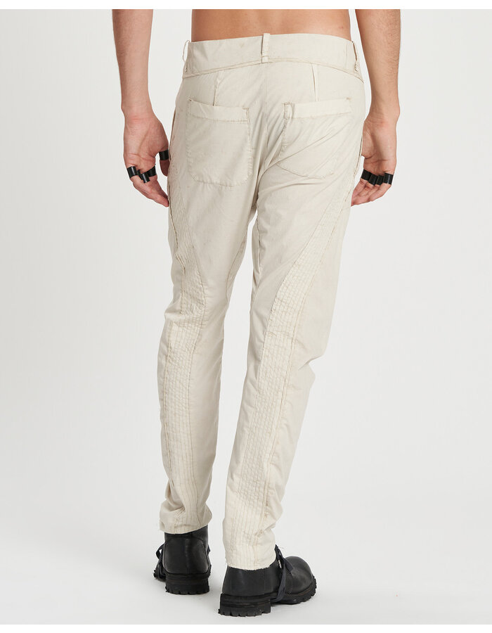 MASNADA MULTIPLE STITCH SLIM PANTS