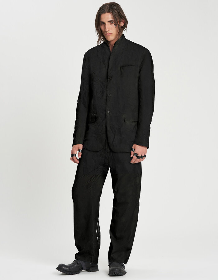 MASNADA HALF LINED JACKET - BLACK
