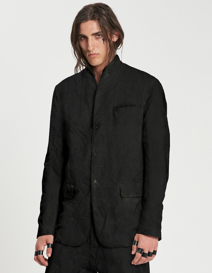 MASNADA HALF LINED JACKET - BLACK