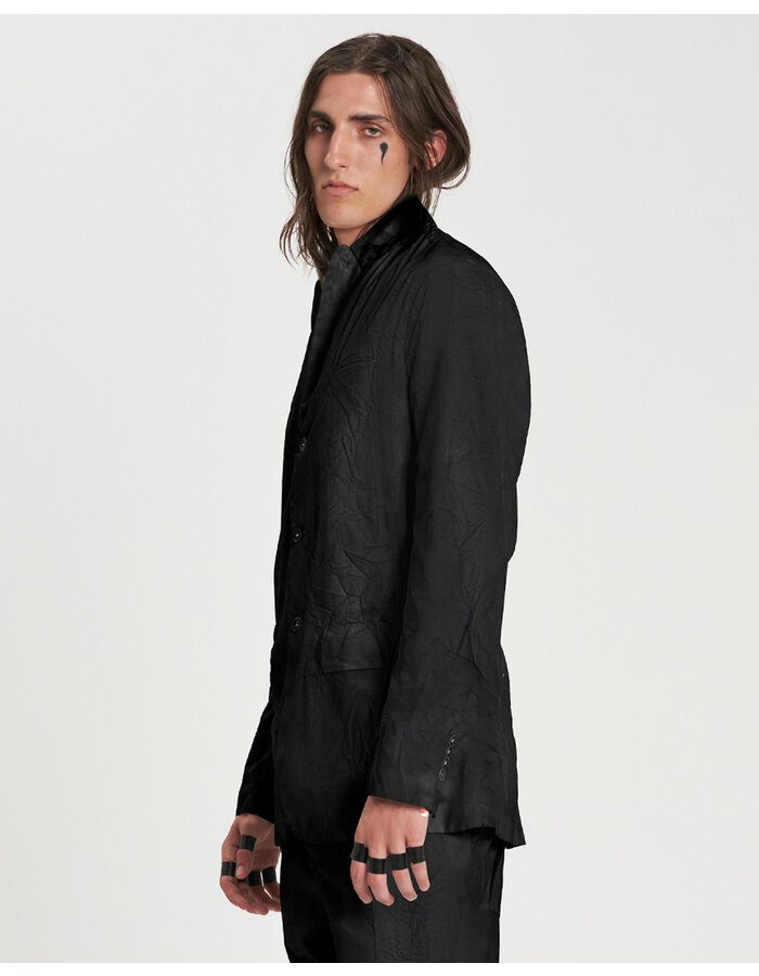 MASNADA HALF LINED JACKET - BLACK