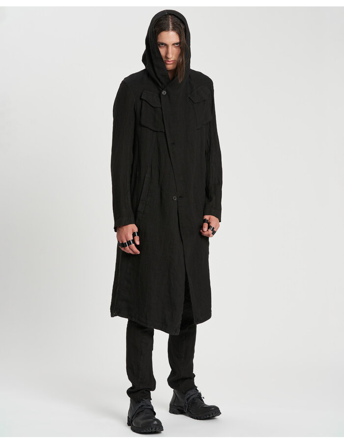 MASNADA FOLD UP PARKA - BLACK
