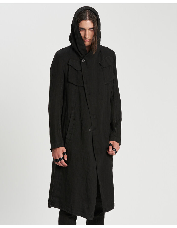 MASNADA FOLD UP PARKA - BLACK