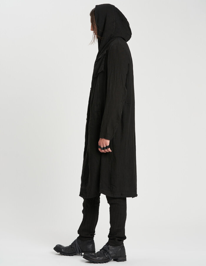MASNADA FOLD UP PARKA - BLACK