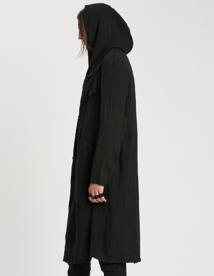 MASNADA FOLD UP PARKA - BLACK