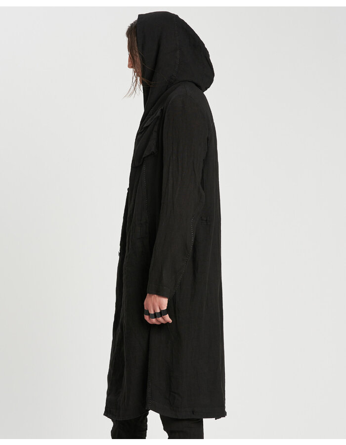 MASNADA FOLD UP PARKA - BLACK