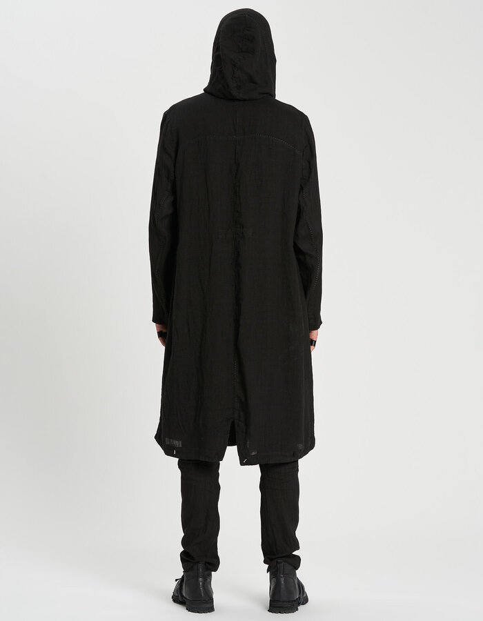 MASNADA FOLD UP PARKA - BLACK