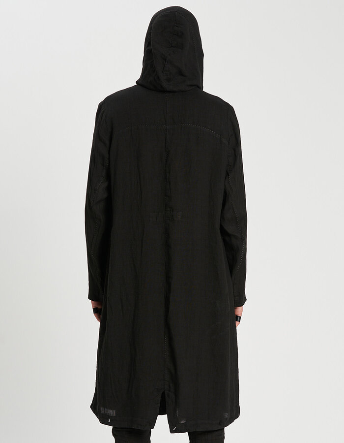MASNADA FOLD UP PARKA - BLACK
