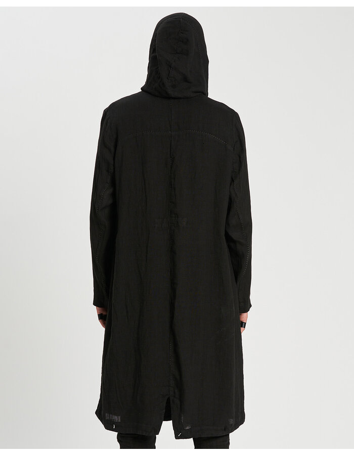 MASNADA FOLD UP PARKA - BLACK