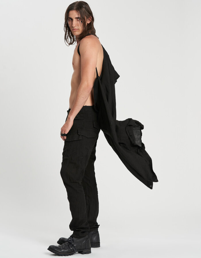 MASNADA FOLD UP PARKA - BLACK