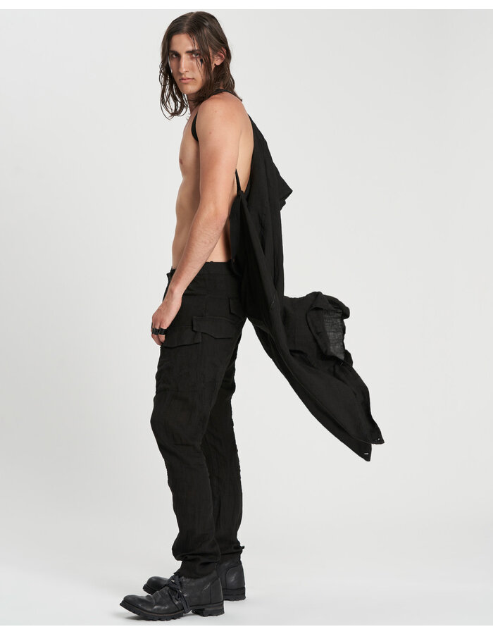 MASNADA FOLD UP PARKA - BLACK