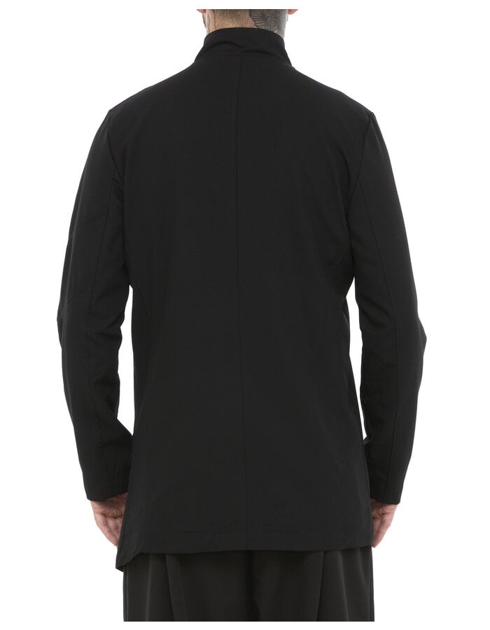 LA HAINE INSIDE US STRETCH ASYMMETRIC BUTTON UP JACKET
