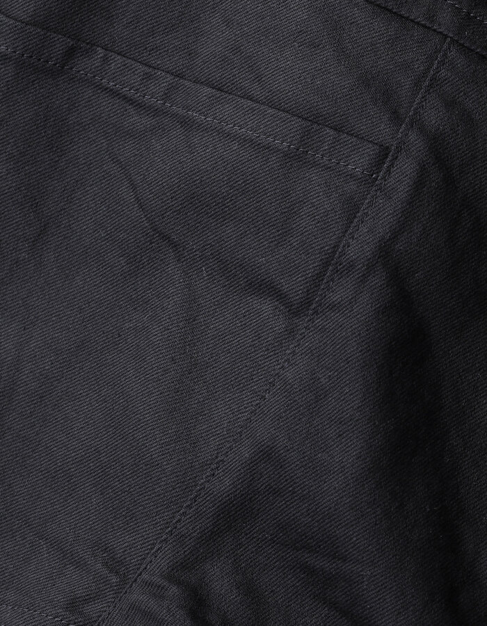 D. HYGEN STRETCH DENIM BELT ADJUSTABLE CROPPED PANTS