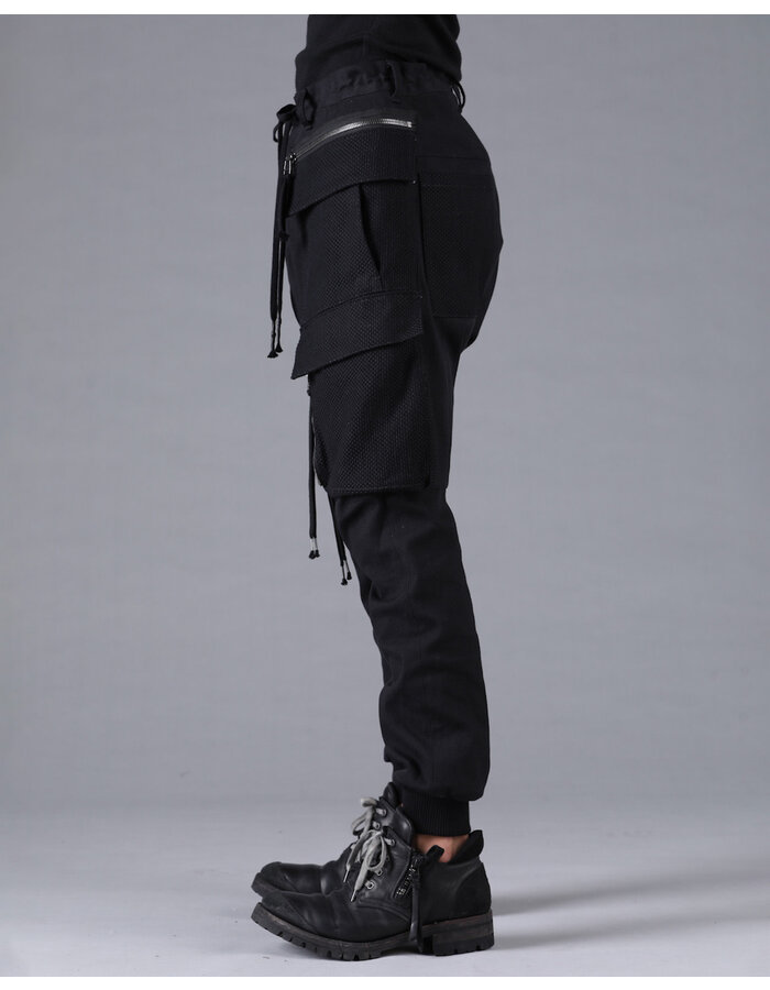 D. HYGEN SHASHIKO JACQUARD COMBINATION CARGO JOGGERS