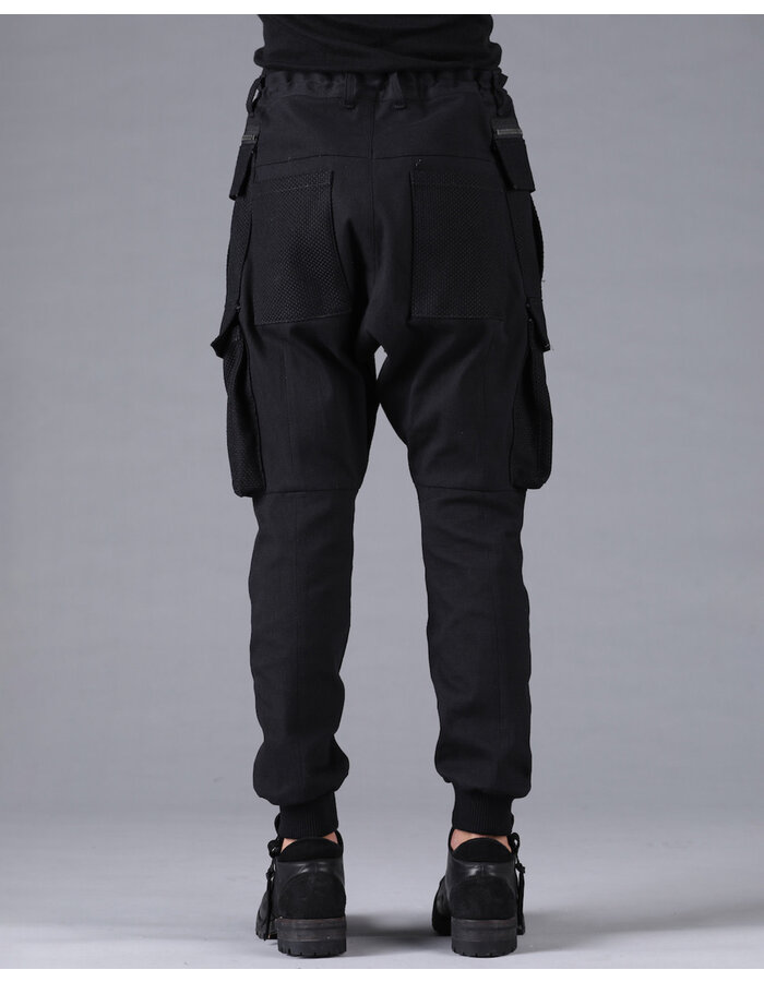 D. HYGEN SHASHIKO JACQUARD COMBINATION CARGO JOGGERS