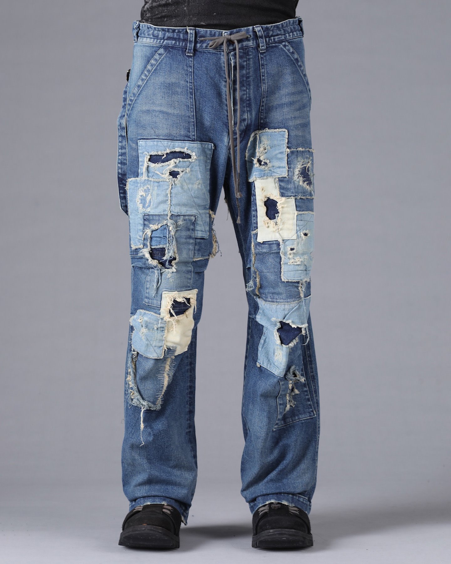 Product Processed Denim Wide Pants by D. Hygen | Shop Product Processed Denim Wide Pants by D. Hygen | Shop