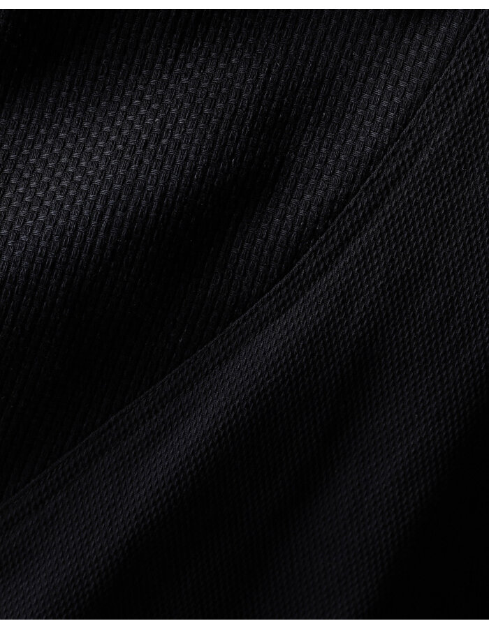 D. HYGEN SHASHIKO JACQUARD COMBINATION CROPPED JACKET