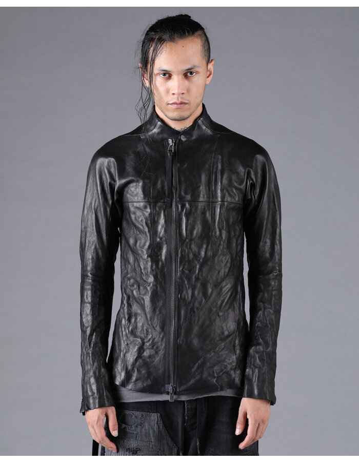 D. HYGEN BONDING HORSE LEATHER SHIRT JACKET