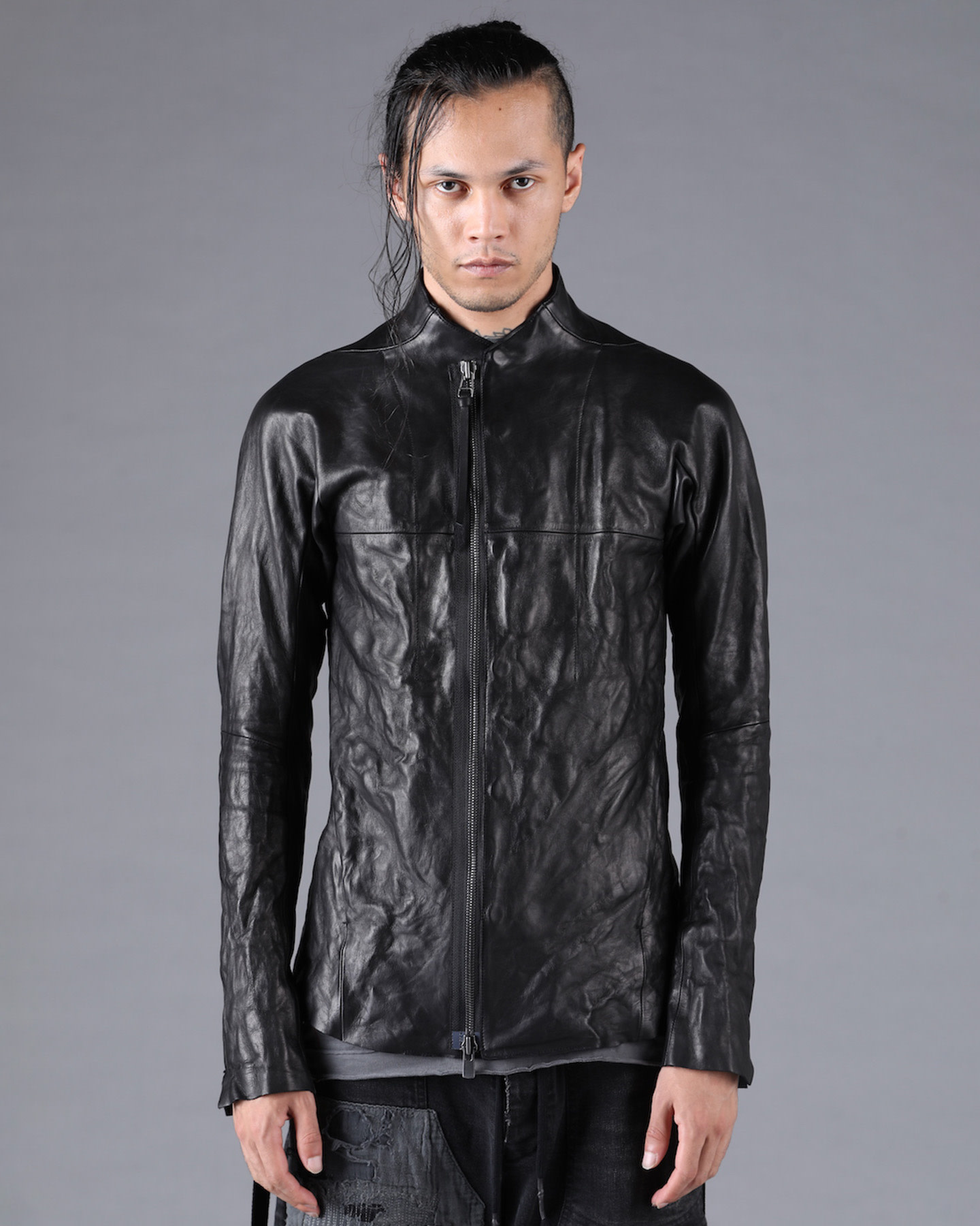 BONDING HORSE LEATHER SHIRT JACKET