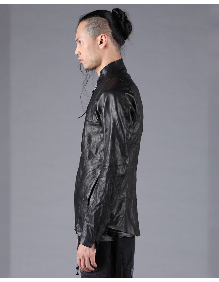 D. HYGEN BONDING HORSE LEATHER SHIRT JACKET