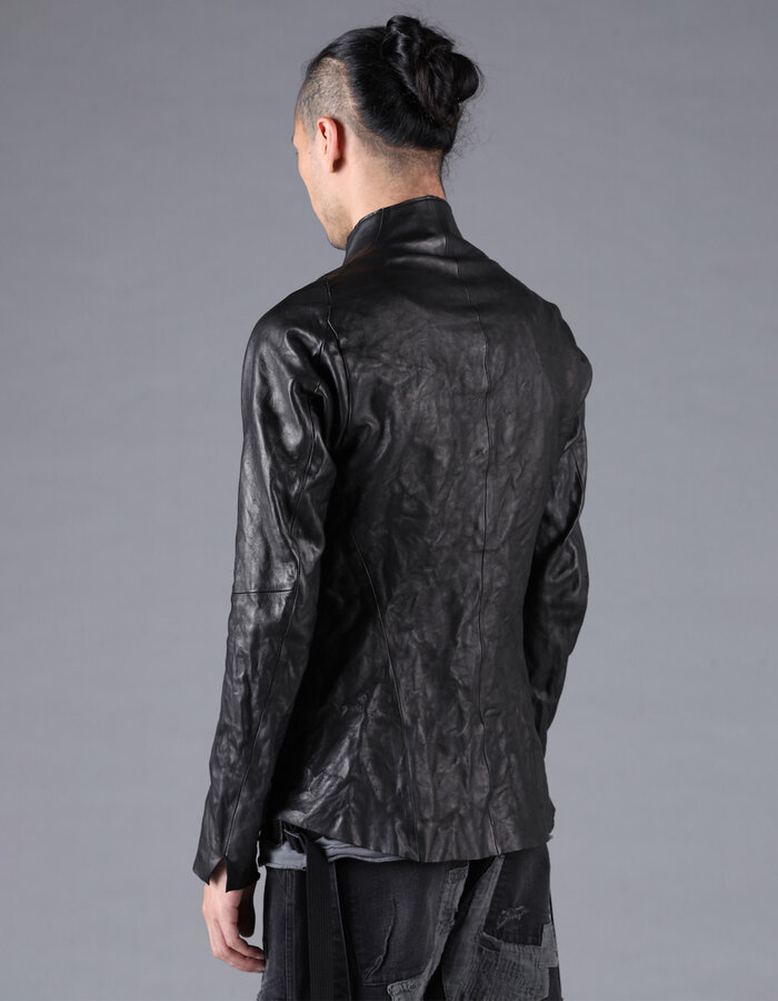 D. HYGEN BONDING HORSE LEATHER SHIRT JACKET