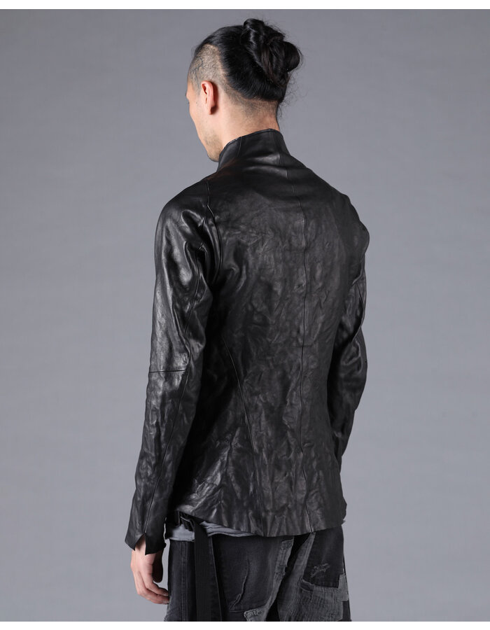 D. HYGEN BONDING HORSE LEATHER SHIRT JACKET