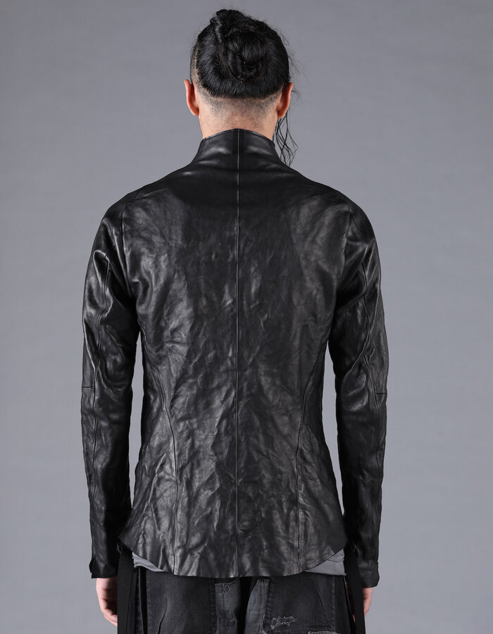 D. HYGEN BONDING HORSE LEATHER SHIRT JACKET