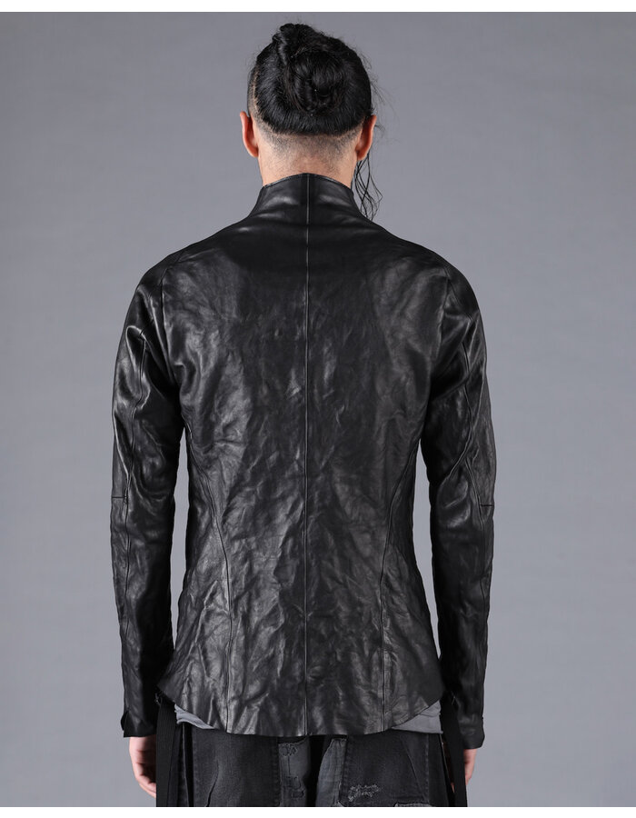 D. HYGEN BONDING HORSE LEATHER SHIRT JACKET