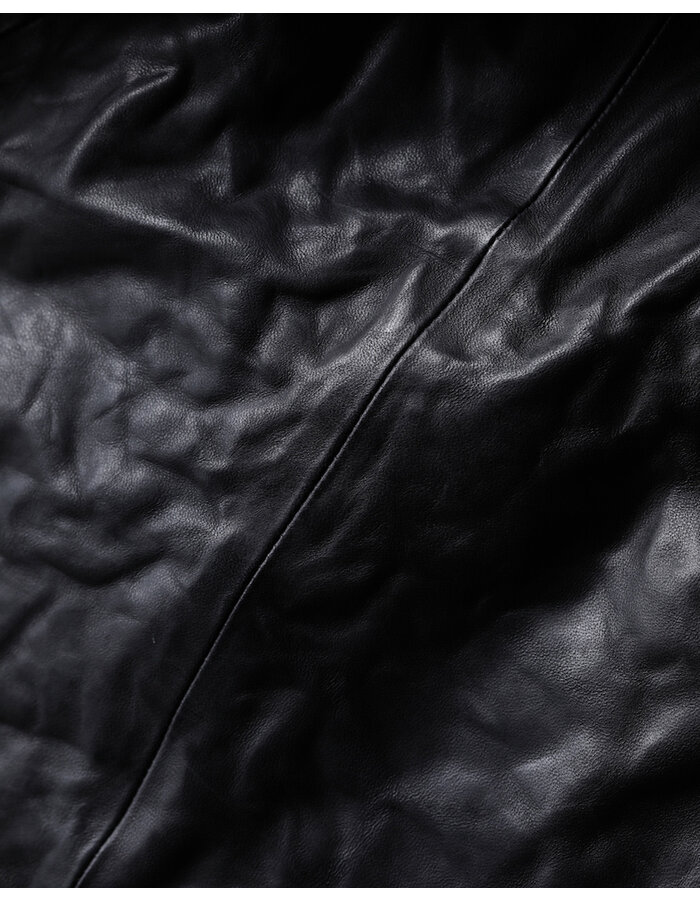 D. HYGEN BONDING HORSE LEATHER SHIRT JACKET