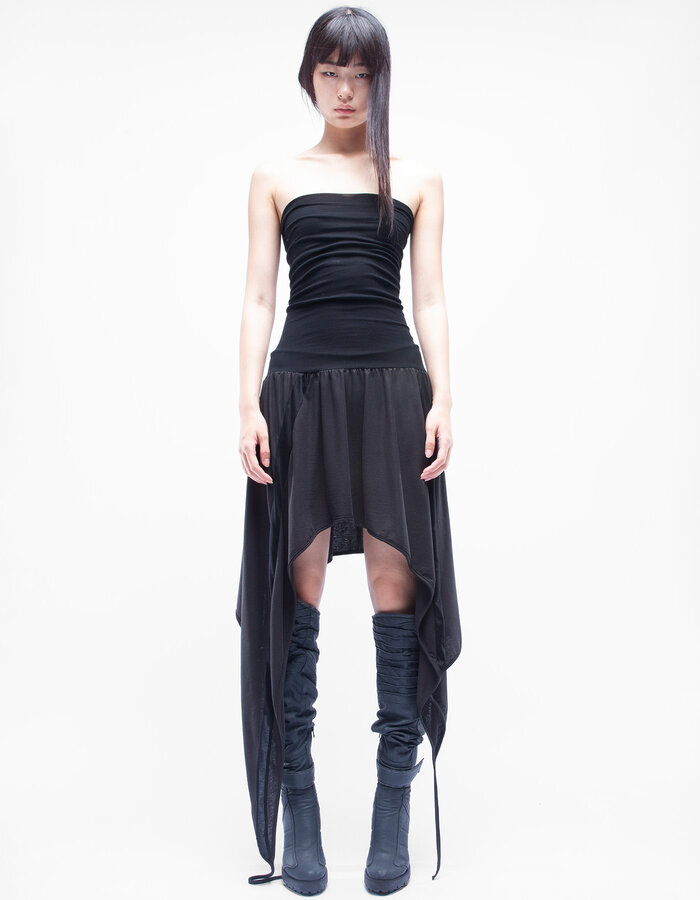 DEMOBAZA CUT OUT DRESS ONYX