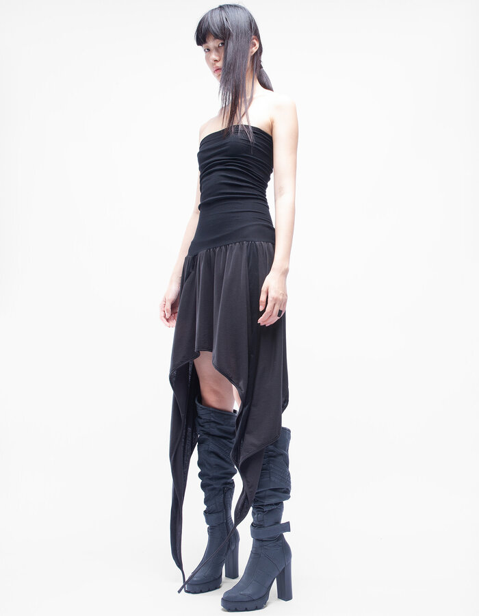DEMOBAZA CUT OUT DRESS ONYX