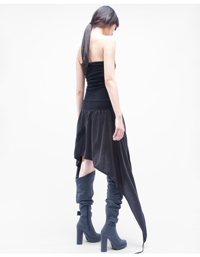 DEMOBAZA CUT OUT DRESS ONYX