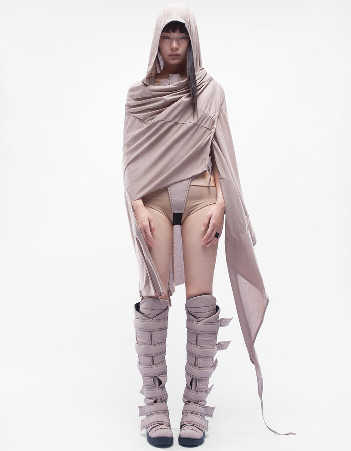 DEMOBAZA SHAWL HOOD SHIFT