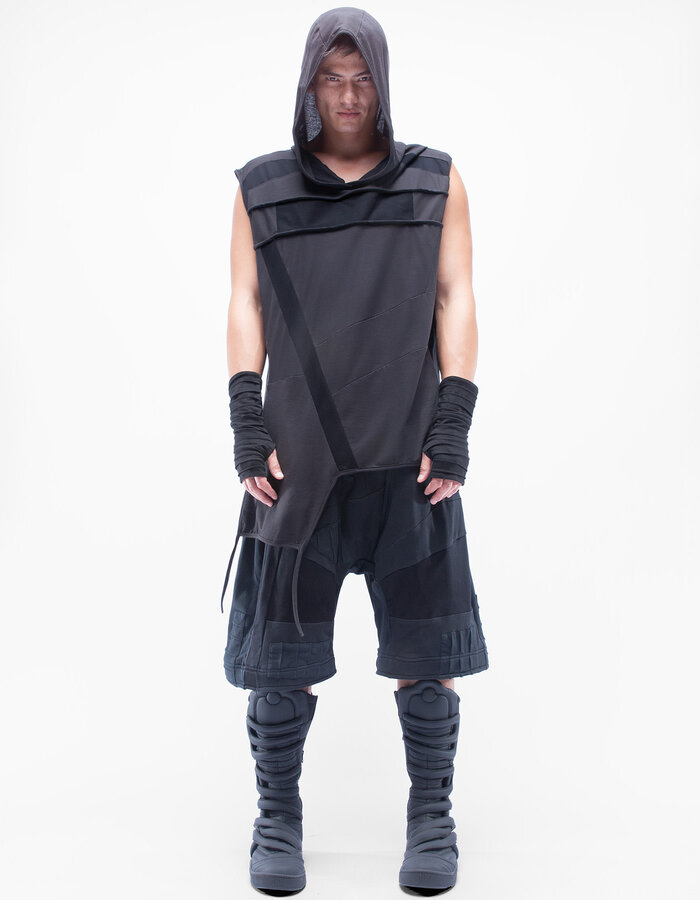 DEMOBAZA HOODY NO SLEEVE ABUNDANCE M