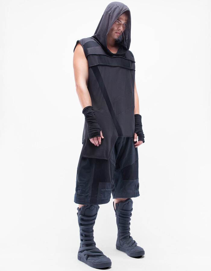 DEMOBAZA HOODY NO SLEEVE ABUNDANCE M
