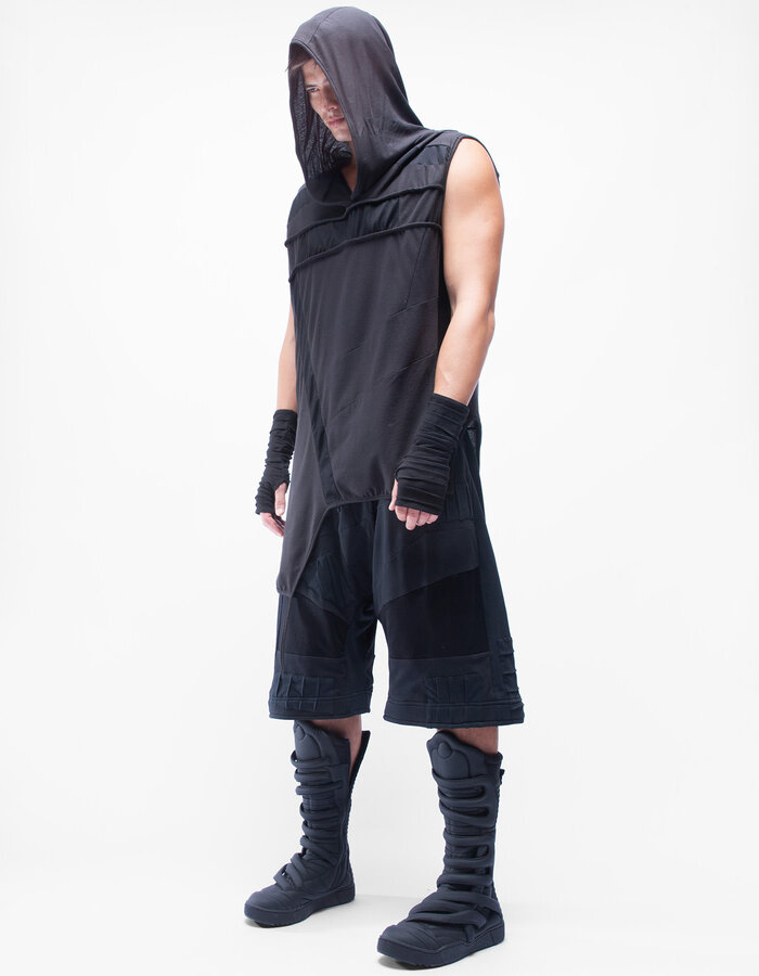 DEMOBAZA HOODY NO SLEEVE ABUNDANCE M