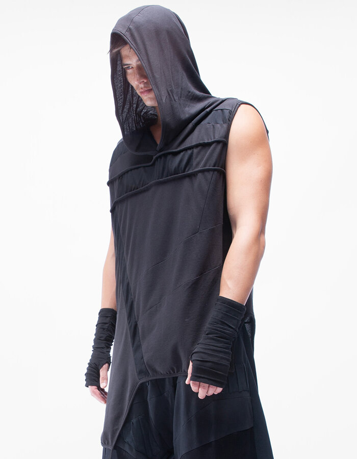 DEMOBAZA HOODY NO SLEEVE ABUNDANCE M