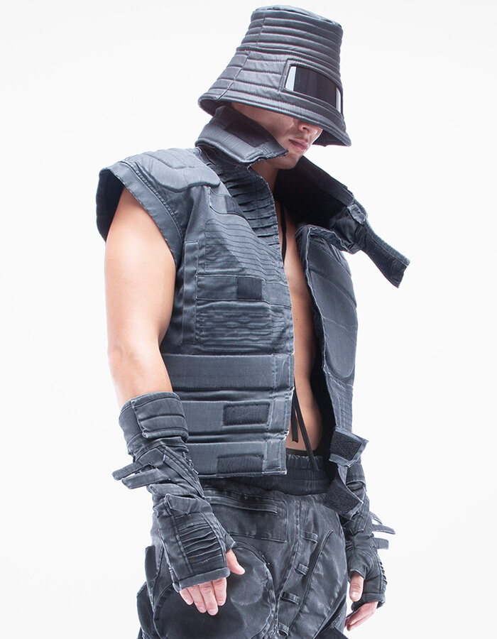 DEMOBAZA JACKET NO SLEEVE MECHANIC