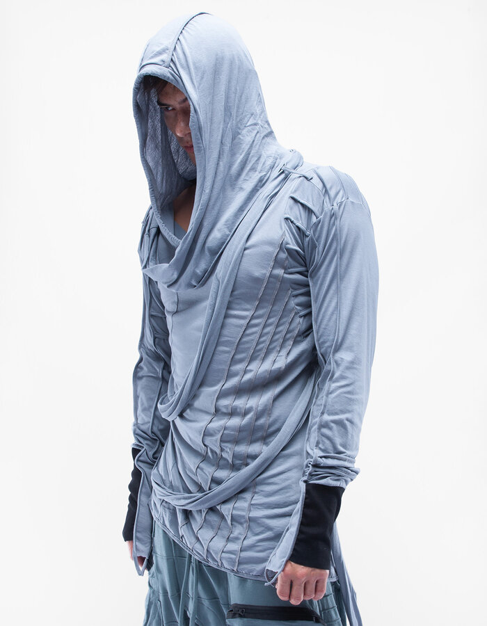 DEMOBAZA HOODY SHAWL LEAP