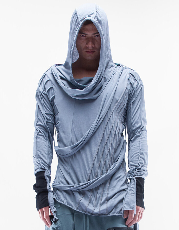 DEMOBAZA HOODY SHAWL LEAP