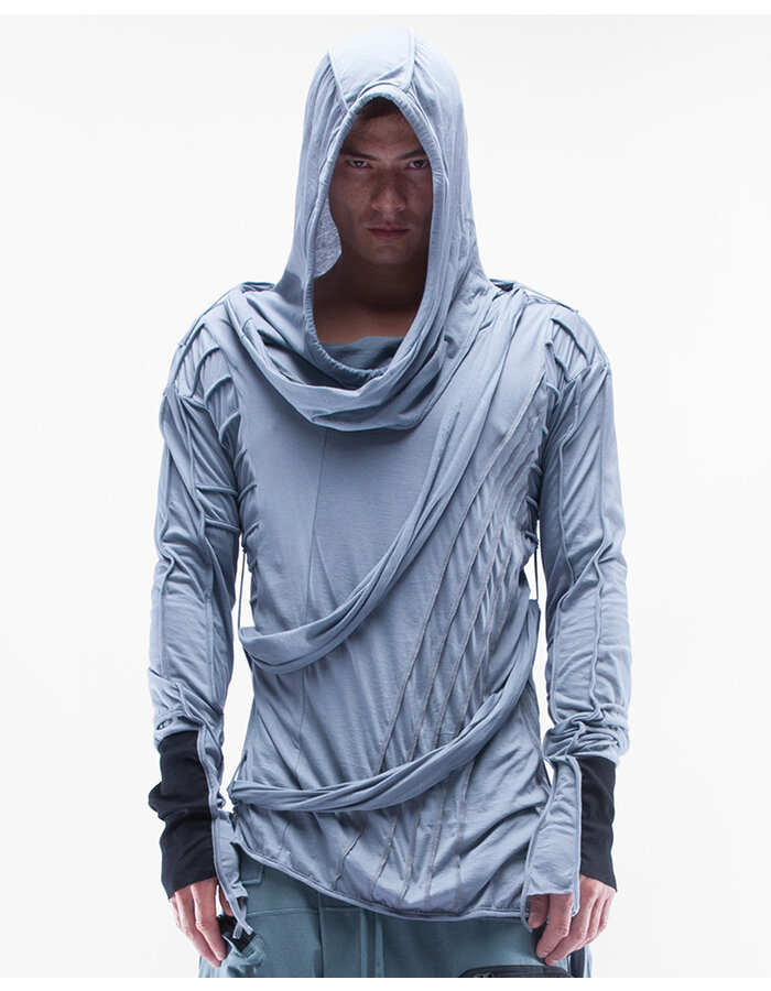 DEMOBAZA HOODY SHAWL LEAP