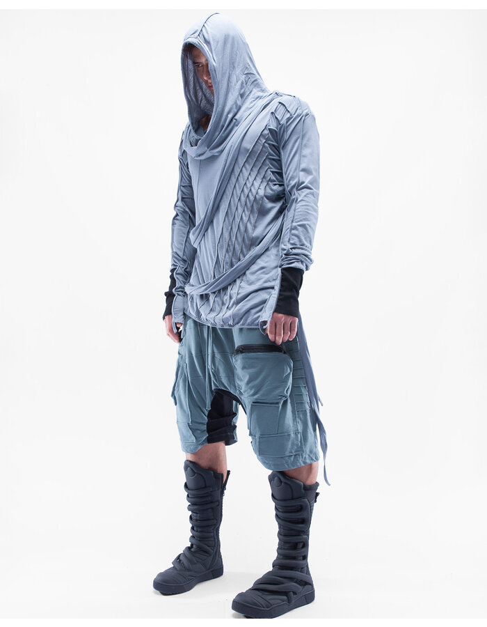 DEMOBAZA HOODY SHAWL LEAP