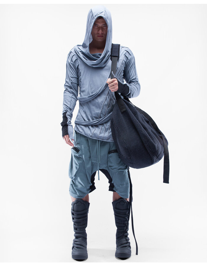DEMOBAZA HOODY SHAWL LEAP