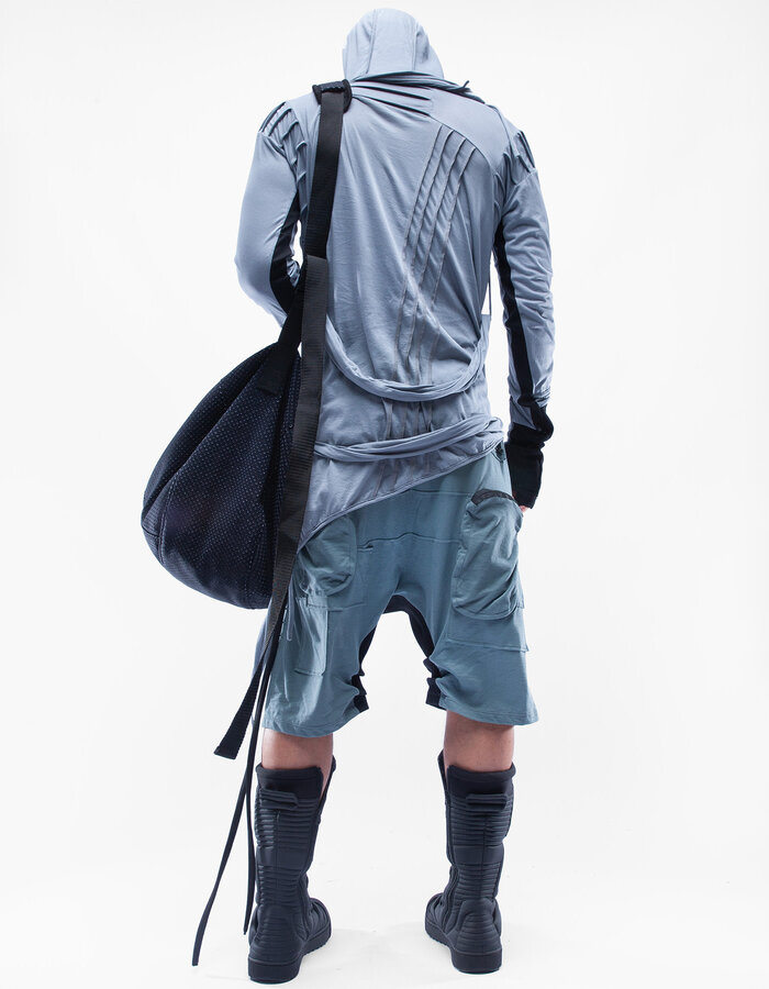 DEMOBAZA HOODY SHAWL LEAP