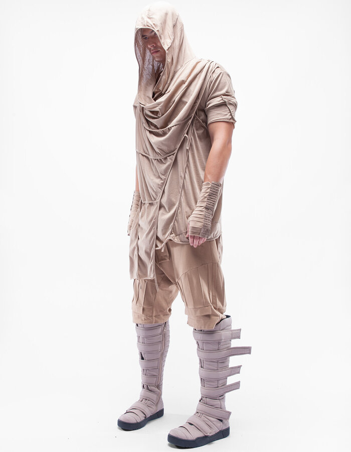 DEMOBAZA HOODY WRAP SHIFT
