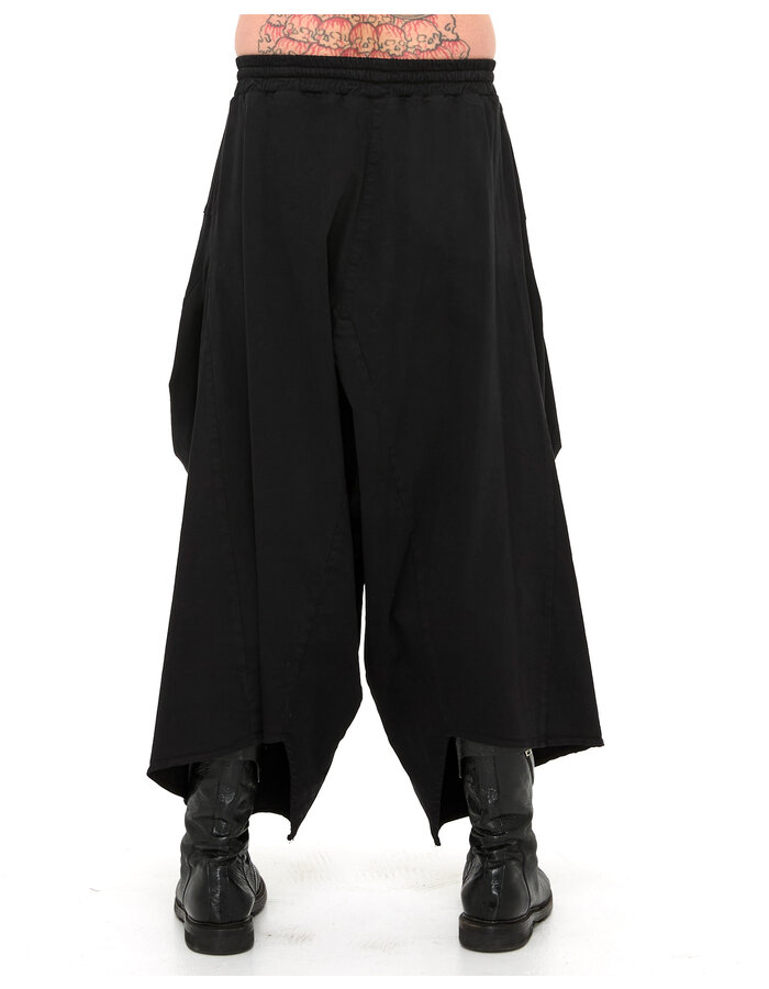 LA HAINE INSIDE US STRETCH COTTON STRUCTURED CROPPED TROUSER