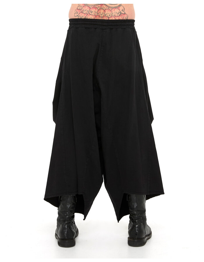 LA HAINE INSIDE US STRETCH COTTON STRUCTURED CROPPED TROUSER